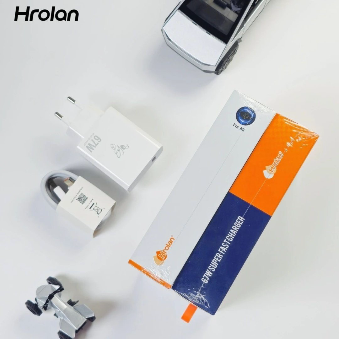 Зарядное устройство Hrolan A06 67W USB Type-C белый купить,8000
