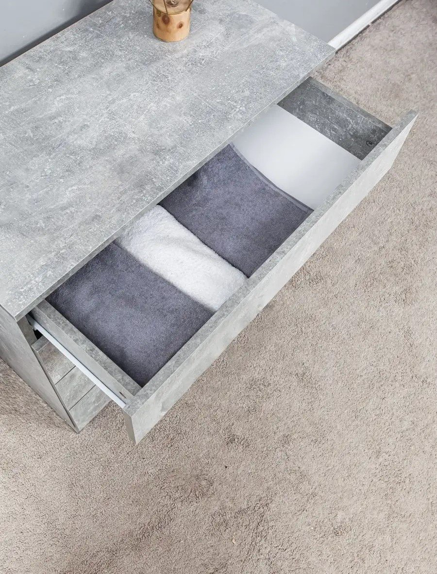 Комод Letta 859725, 75x33x72 см, серый купить,NaN
