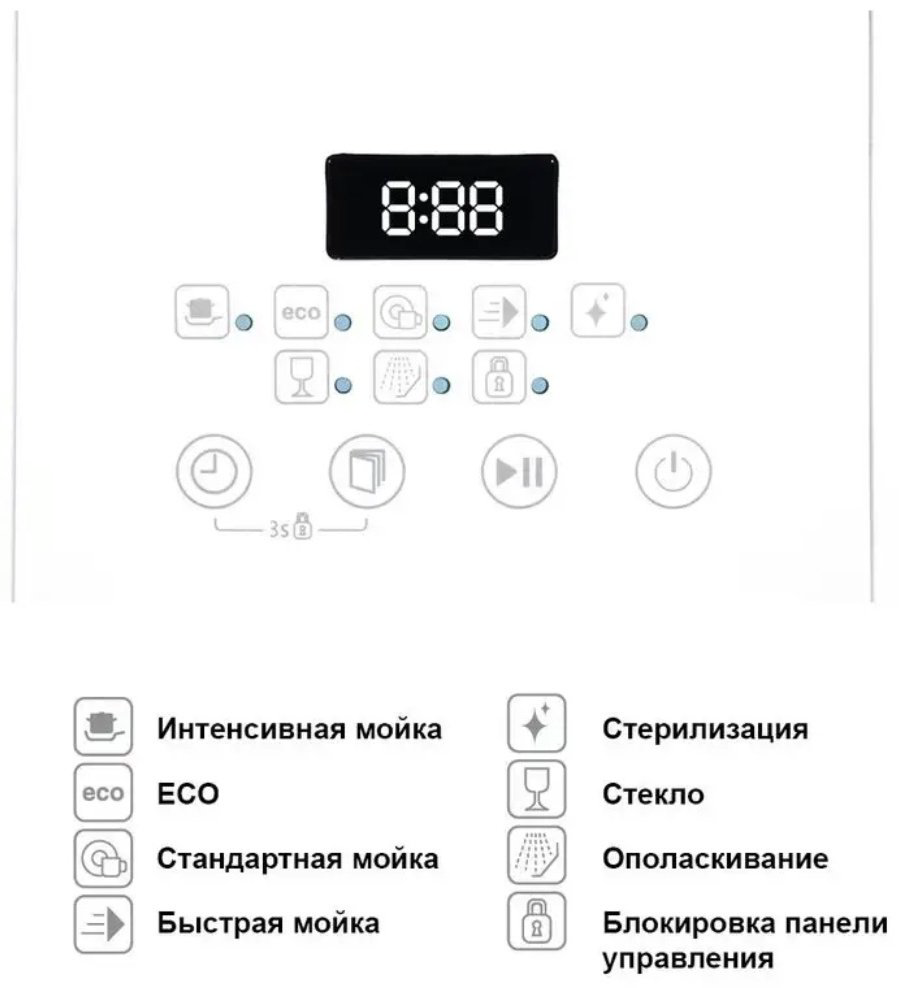 Посудомоечная машина Oursson DW4003TD белый купить,NaN