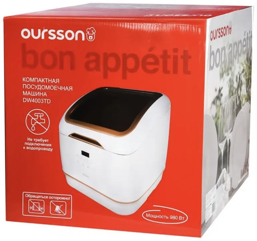 Посудомоечная машина Oursson DW4003TD белый купить,0