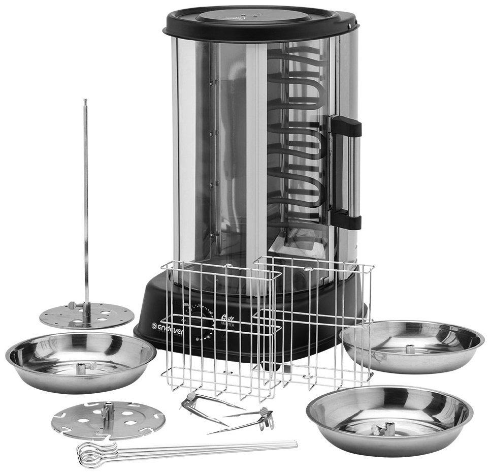 Гриль, шашлычница ENDEVER Grillmaster 300 черный купить,NaN
