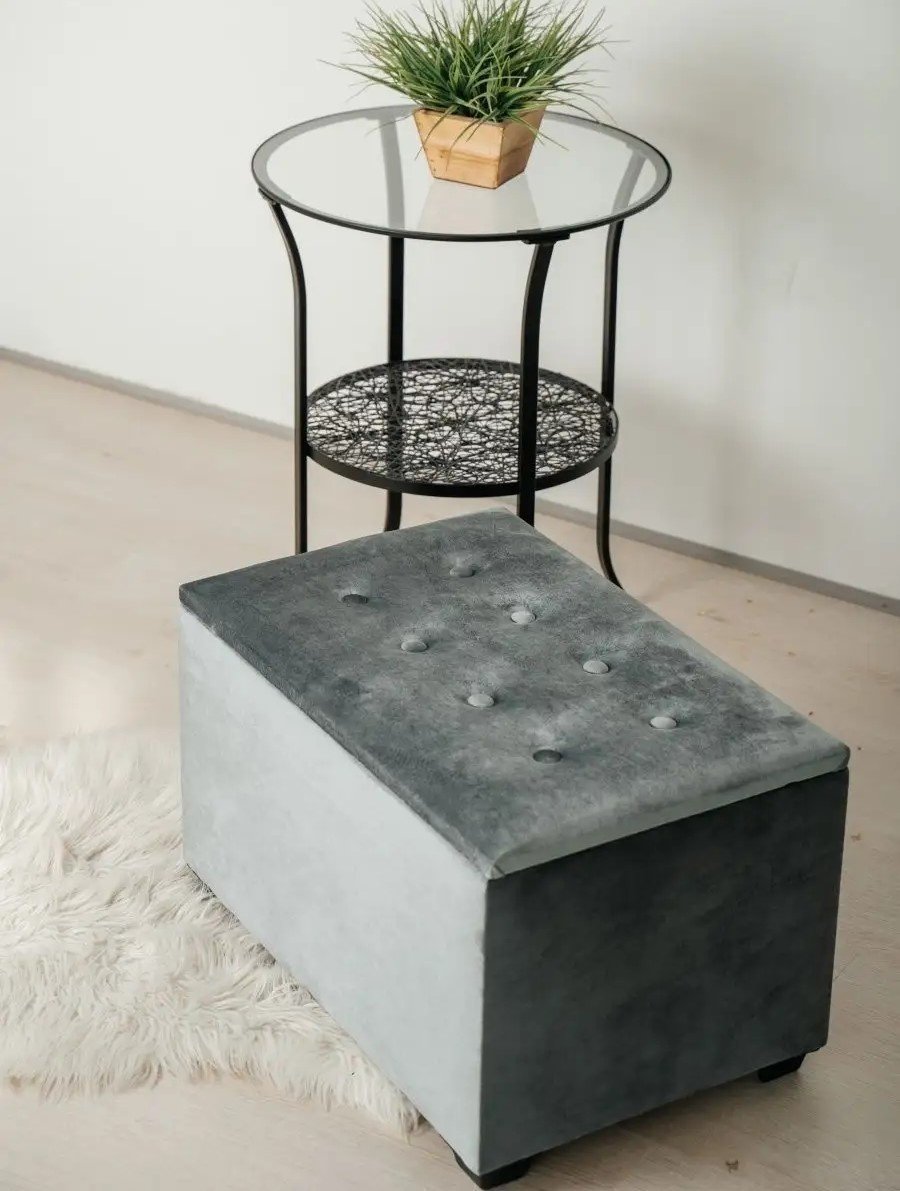 Пуф CS Comfort Style, 60x40x40 см, серый - ForteMarket Пуф CS Comfort Style, 60x40x40 см, серый купить,0