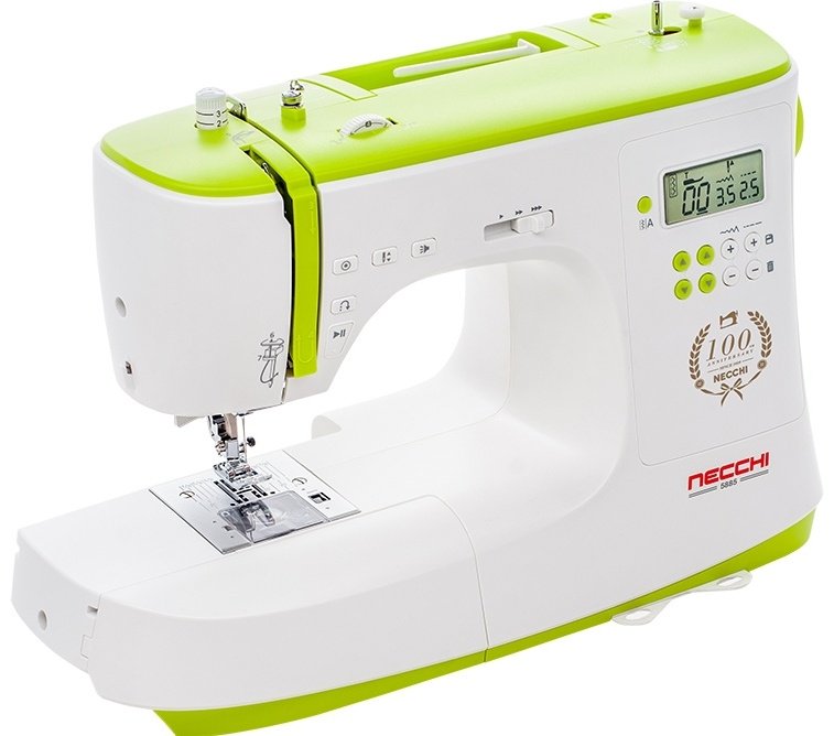 Швейная машина NECCHI NC-102D белый, зеленый - ForteMarket Швейная машина NECCHI NC-102D белый, зеленый купить,0