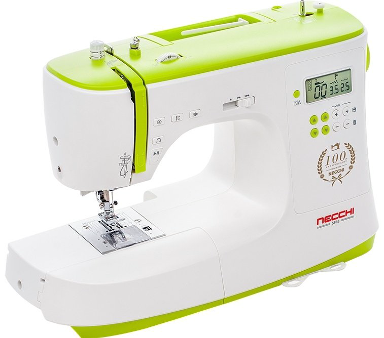 Швейная машина NECCHI NC-102D белый, зеленый купить,NaN