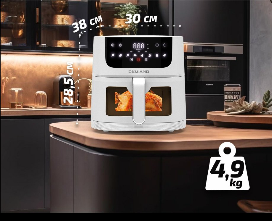 Аэрогриль DEMIAND DK-2500 белый купить,NaN