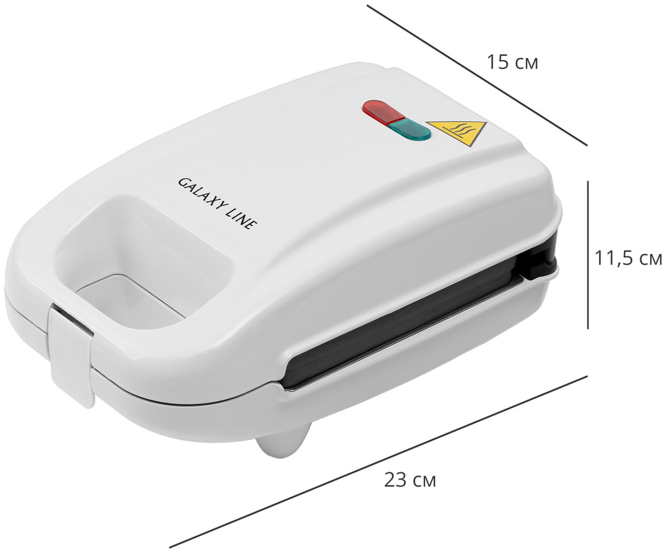 Вафельница GALAXY LINE GL2971 белый купить,NaN