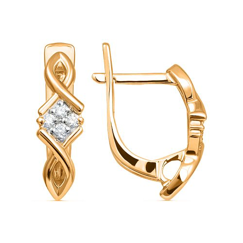 Серьги Кристалл NM484 3,52гр. купить,239360