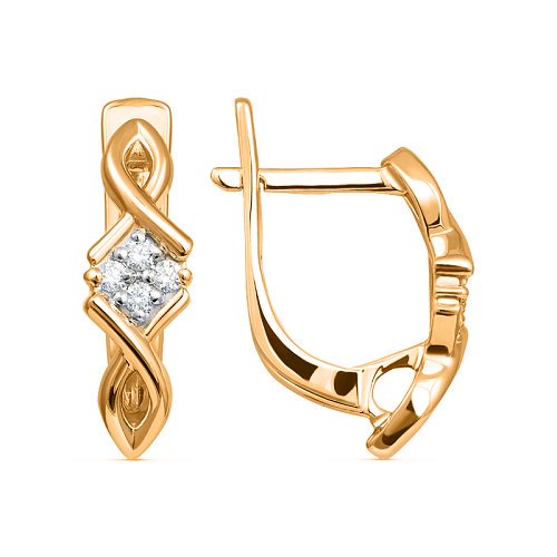 Серьги Кристалл NM484 3,55гр. купить,241400