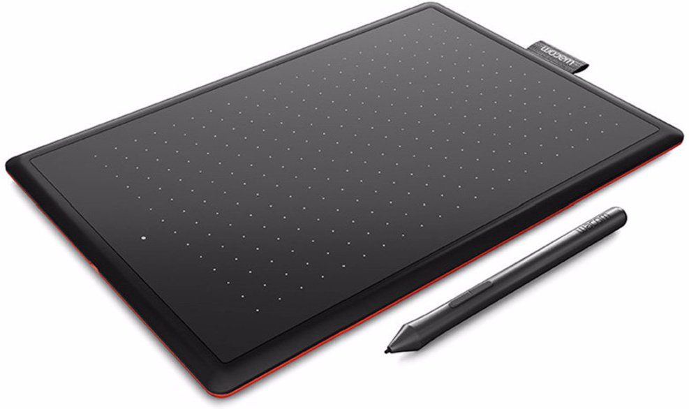 Графический планшет Wacom One Medium CTL-672 черный - ForteMarket Графический планшет Wacom One Medium CTL-672 черный купить,0