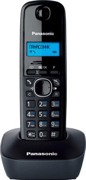 Радиотелефон Panasonic KX-TG1611RUH черный