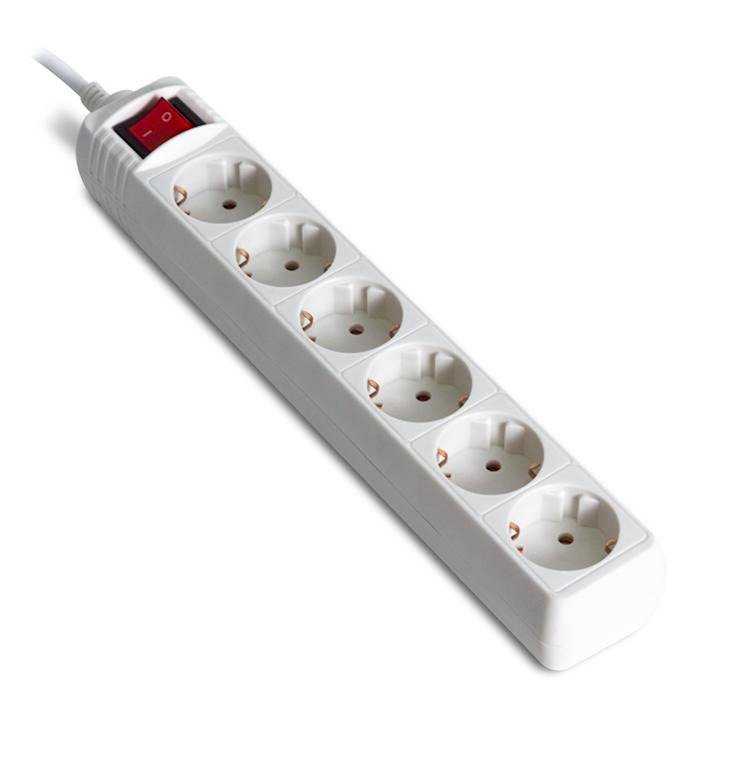 Сетевой фильтр iPower Office W6-50M 5м белый купить,NaN
