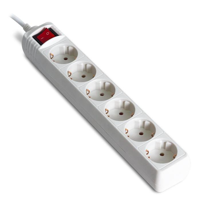 Сетевой фильтр iPower Office W6-50M 5м белый купить,NaN