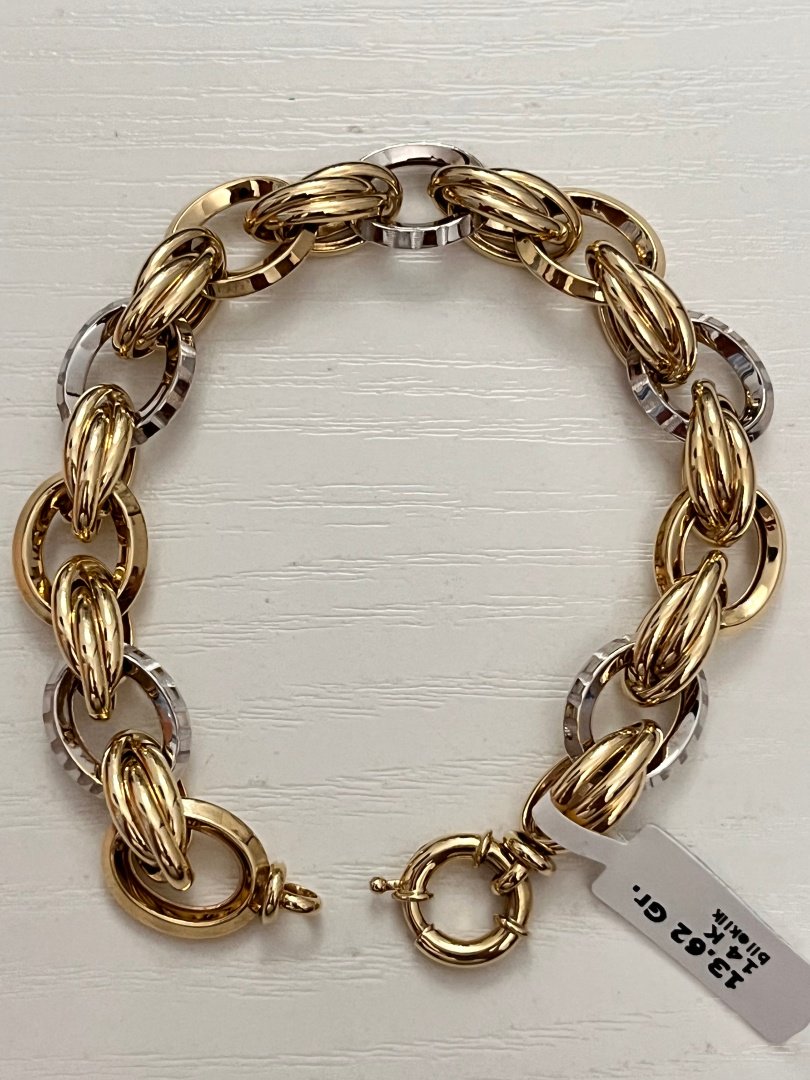 Браслет Si̇may Gold 300953 20р 13,62гр. купить,NaN