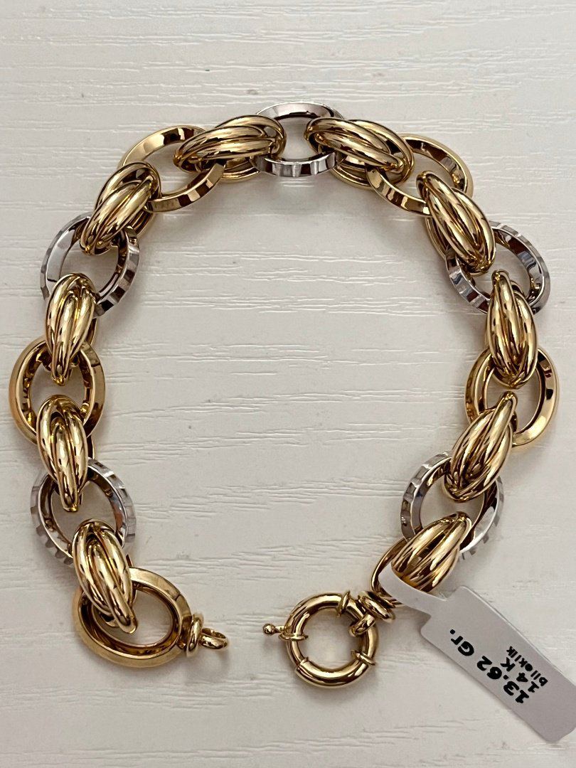 Браслет Si̇may Gold 300953 20р 13,62гр. купить,NaN