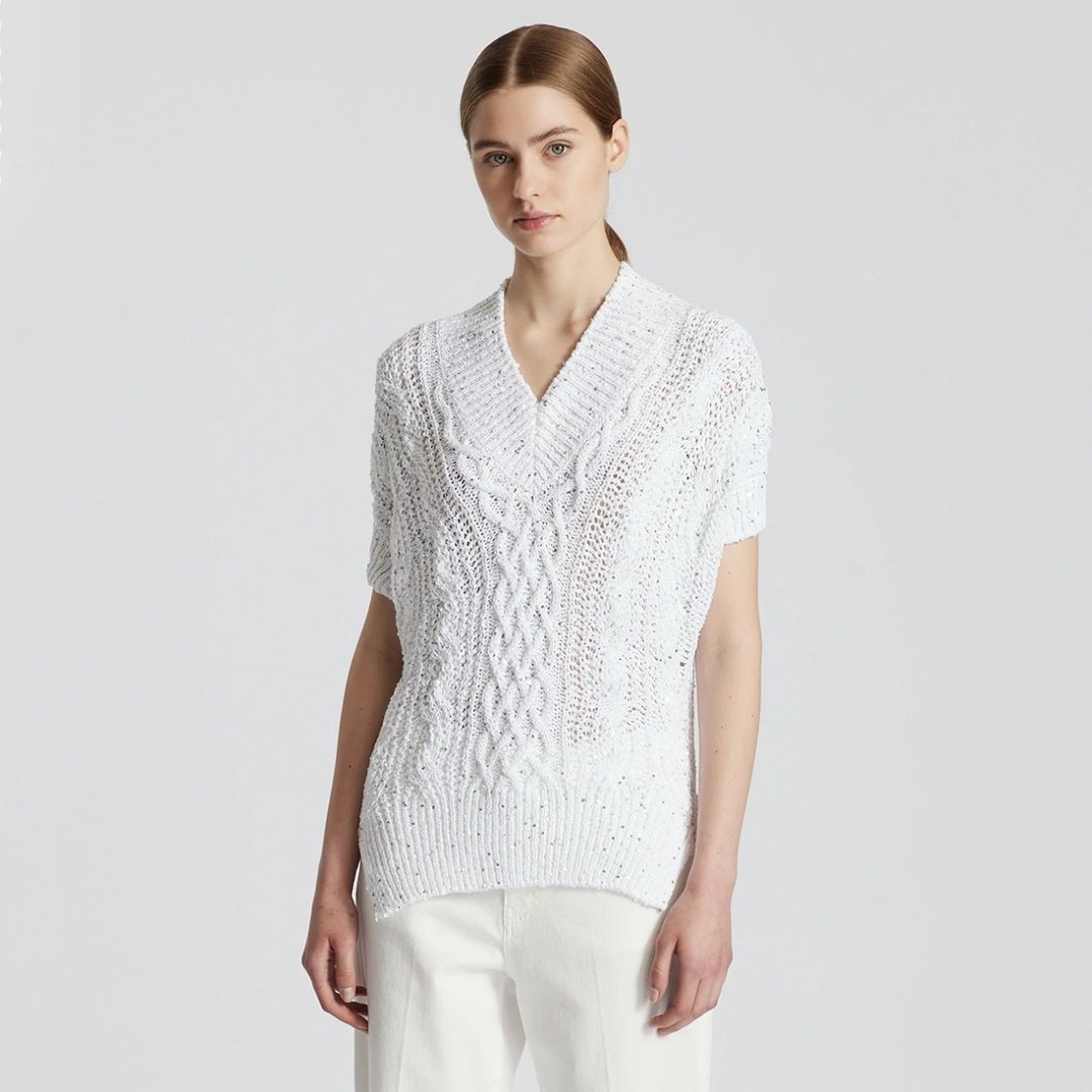 Свитер LORENA ANTONIAZZI белый - ForteMarket Свитер LORENA ANTONIAZZI белый купить,0