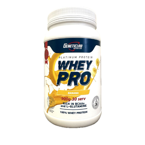 Протеин Geneticlab Nutrition WheyPro Банан 900 гр