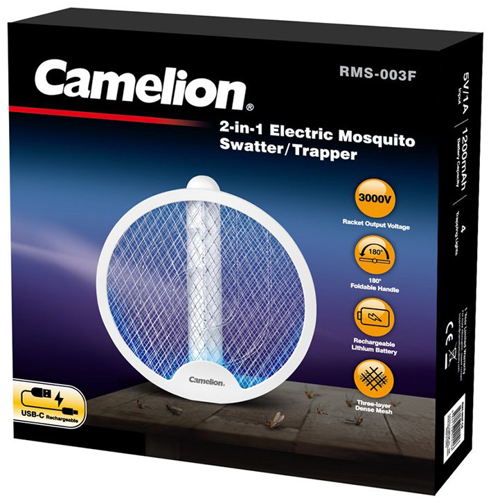 Camelion мухобойка RMS-003F-CB от мух купить,3600