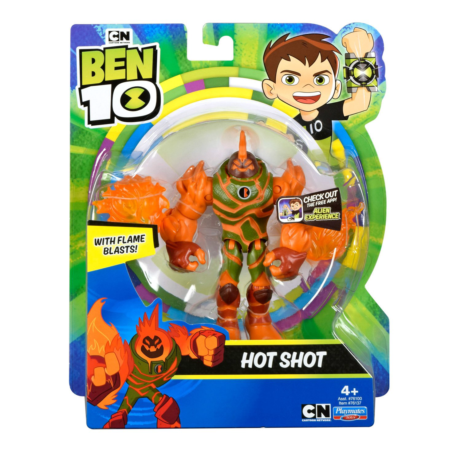 Фигурка Ben 10 Хот Шот 12.5см 76137 купить,NaN
