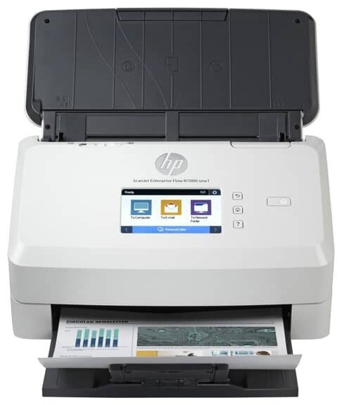 Сканер HP ScanJet Enterprise Flow N7000 snw1 6FW10A белый купить,NaN