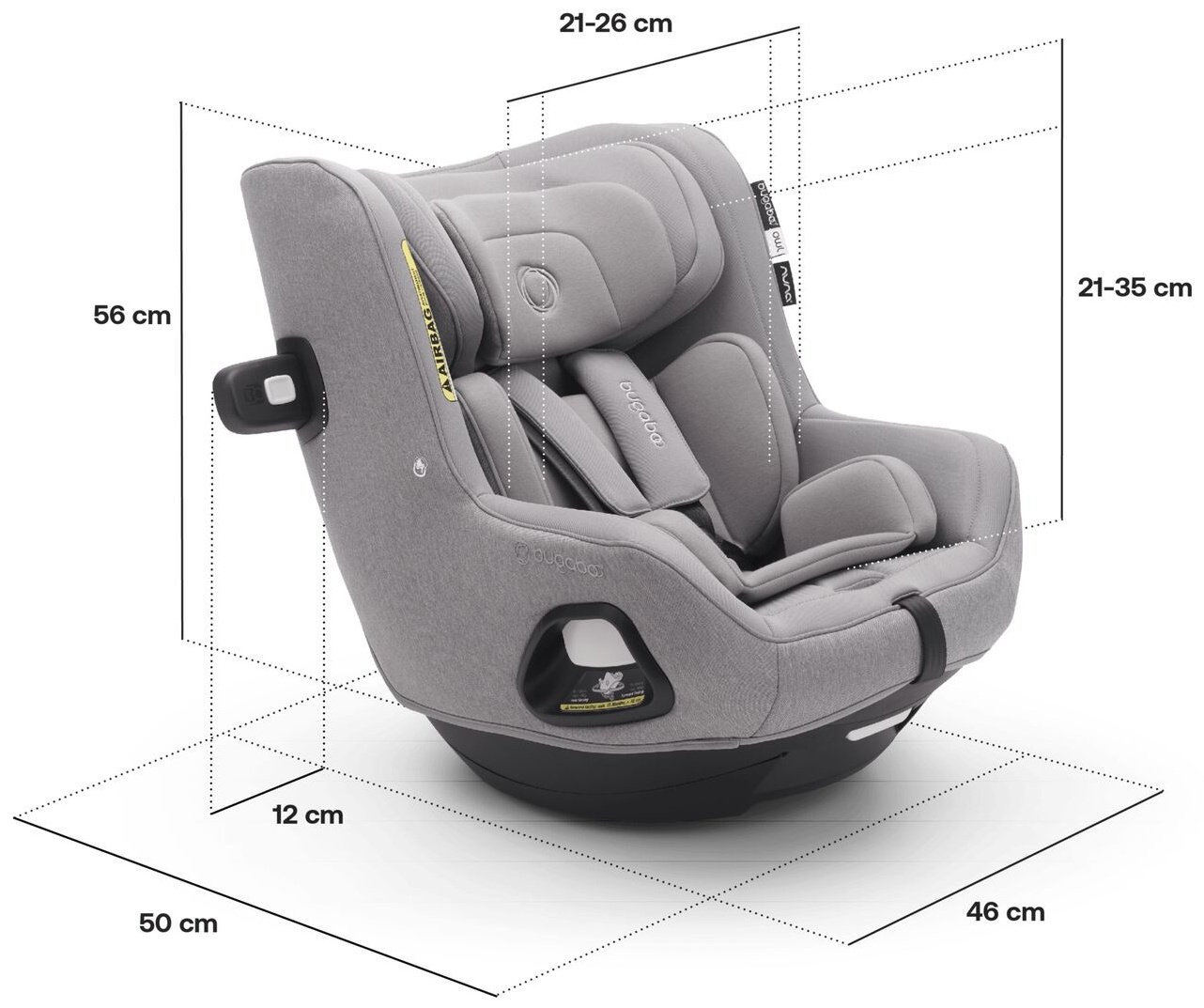 Bugaboo Owl by Nuna 0/1 (до 18 кг) черный - ForteMarket Bugaboo Owl by Nuna 0/1 (до 18 кг) черный купить,0