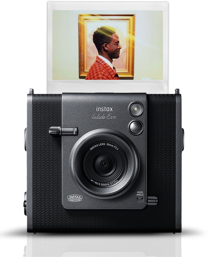 Фотокамера моментальной печати Fujifilm INSTAX WIDE EVO BLACK EX D черный