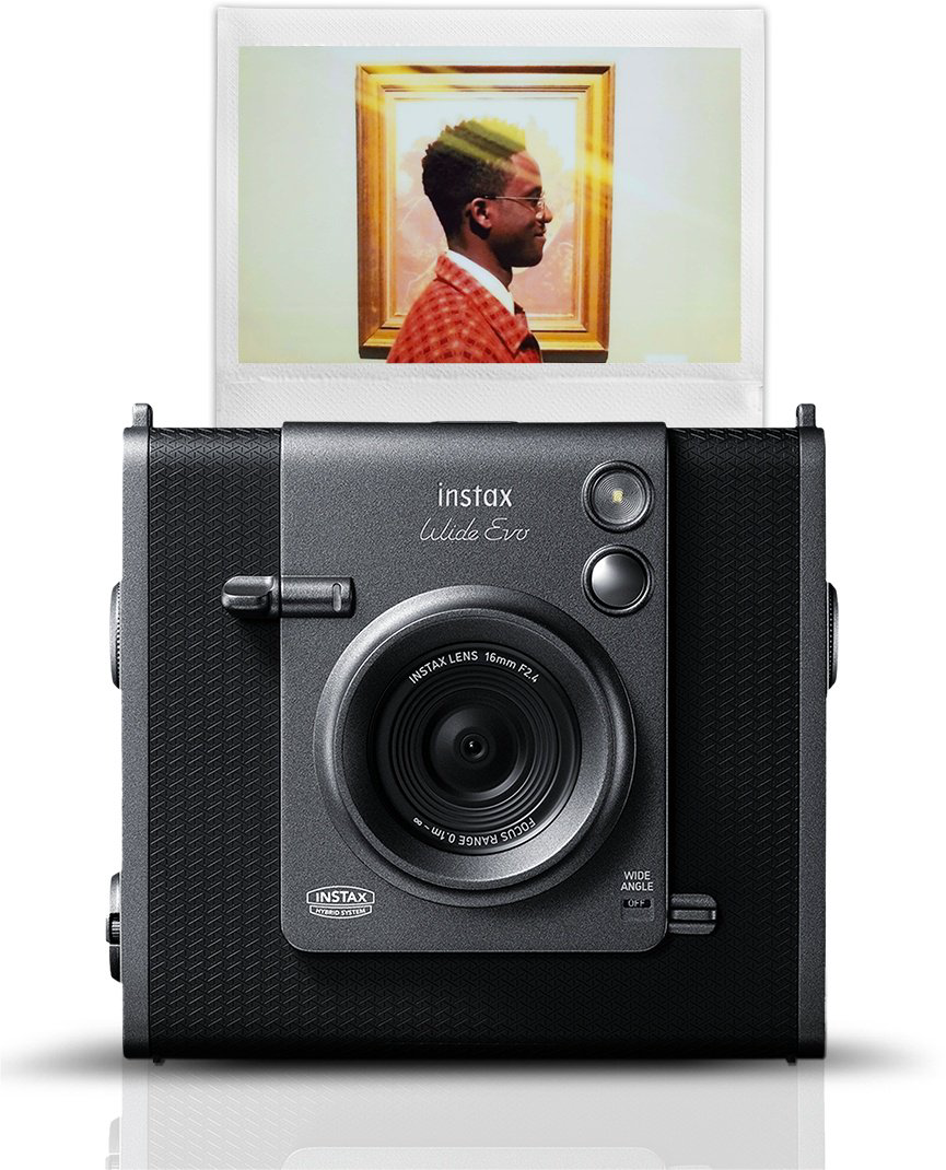 Фотокамера моментальной печати Fujifilm INSTAX WIDE EVO BLACK EX D черный купить,NaN
