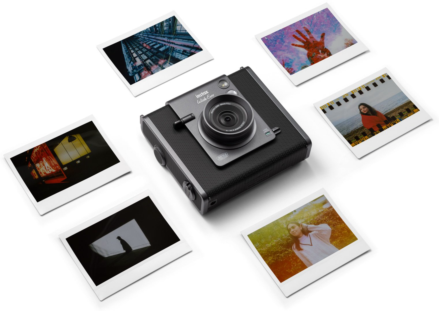 Фотокамера моментальной печати Fujifilm INSTAX WIDE EVO BLACK EX D черный купить,NaN