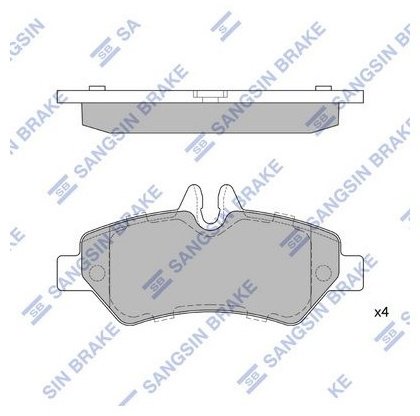 Колодки HI-Q задние SP1562 купить,NaN