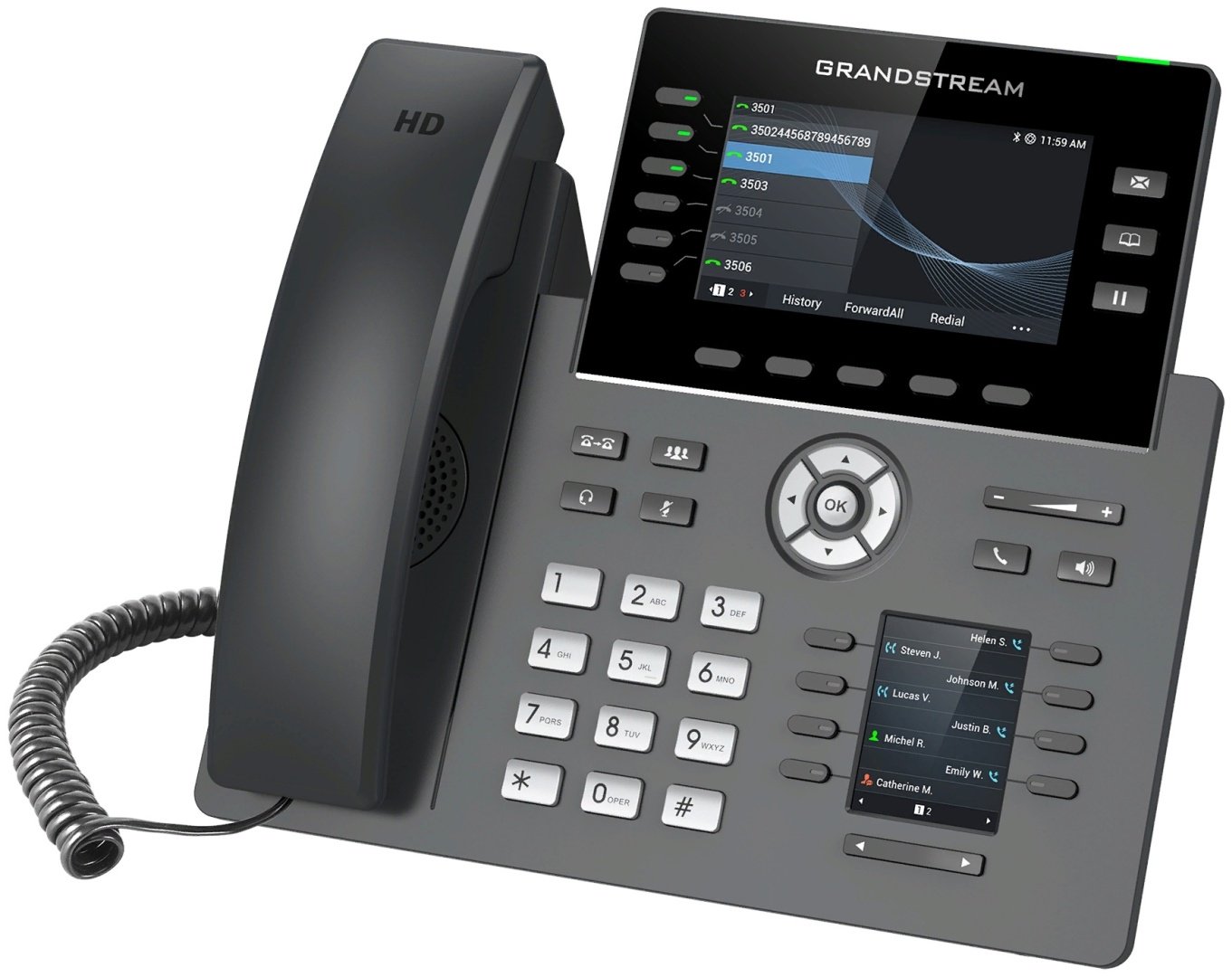 IP-телефон Grandstream GRP2616 черный купить,0