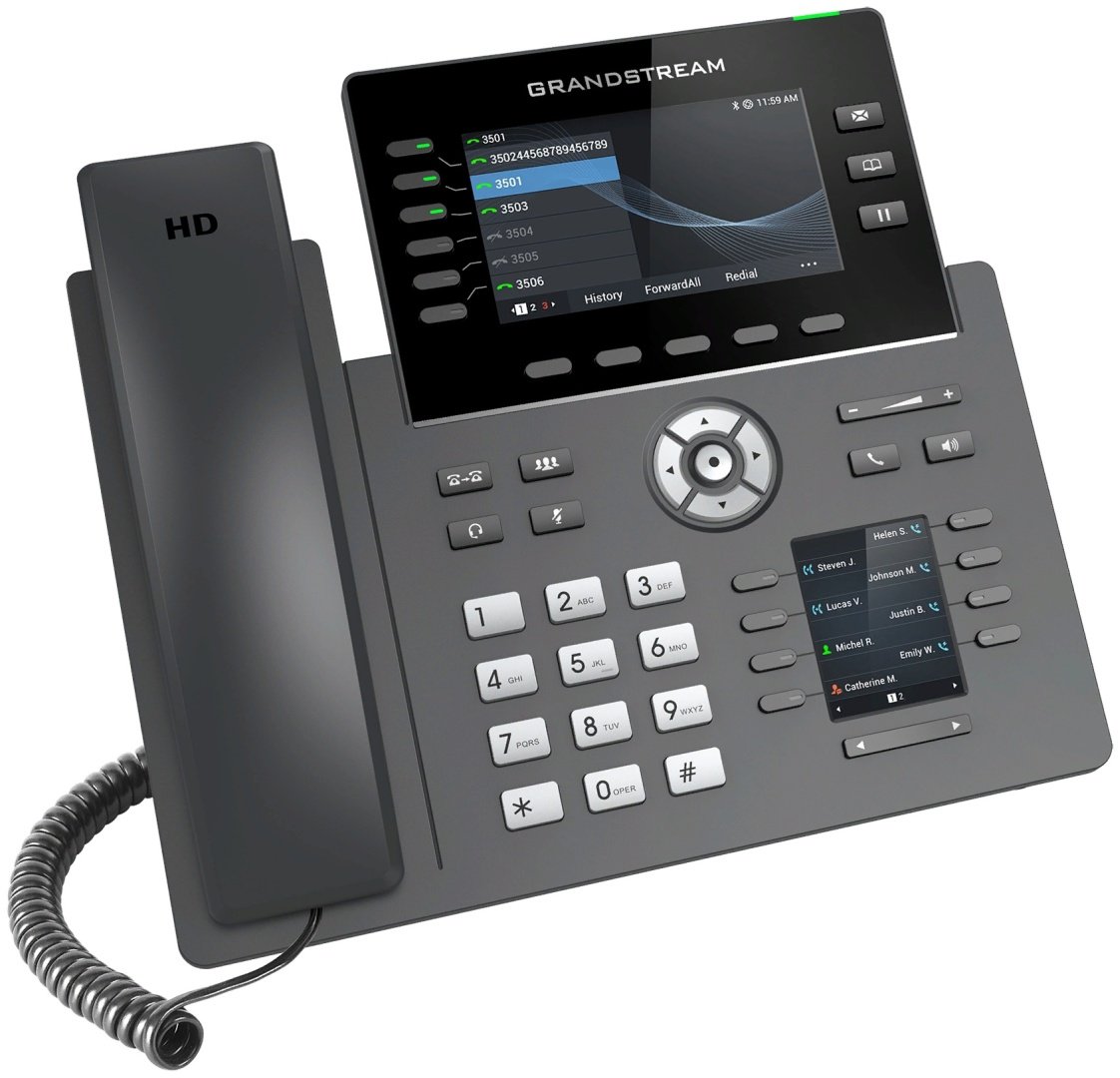 IP-телефон Grandstream GRP2616 черный купить,0