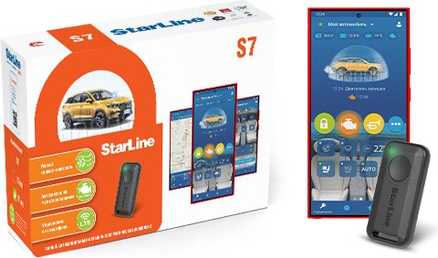 Автосигнализация StarLine S7 GPS с обратной связью