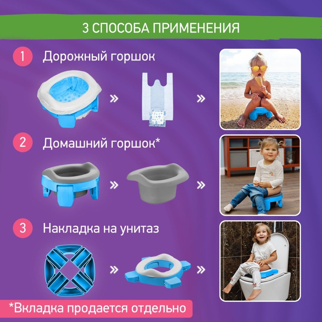 ROXY-KIDS горшок Handy Potty купить,0
