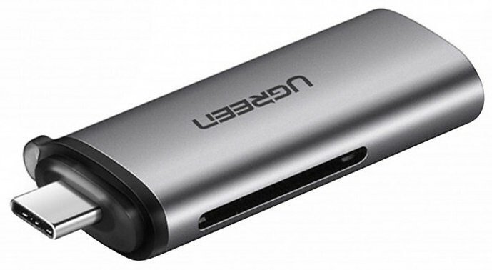 Картридер Ugreen 50704 SD, SDHC, microSD, micro SDHC, micro SDXC, RS-MMC купить,0