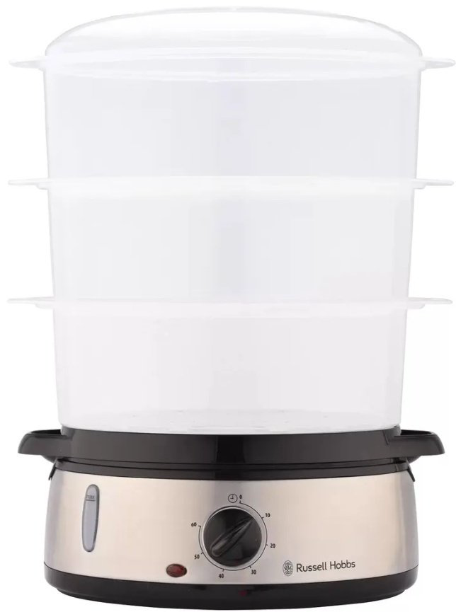 Пароварка Russell Hobbs 19270-56 9 л. черный, стальной купить,36015