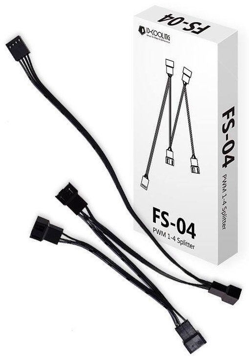 Разветвитель ID-COOLING FS - 04 PWM 4-pin (FAN)