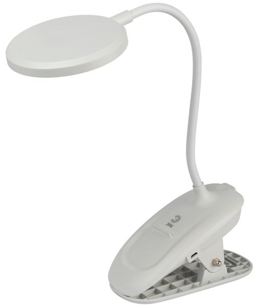 Настольная лампа ЭРА NLED-513-6W-W LED, 6 Вт, пластик