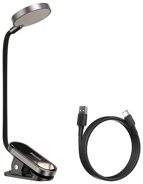 Настольная лампа Baseus Comfort Reading Mini Clip Lamp DGRAD-0G LED, 3 Вт, пластик, алюминий купить,NaN