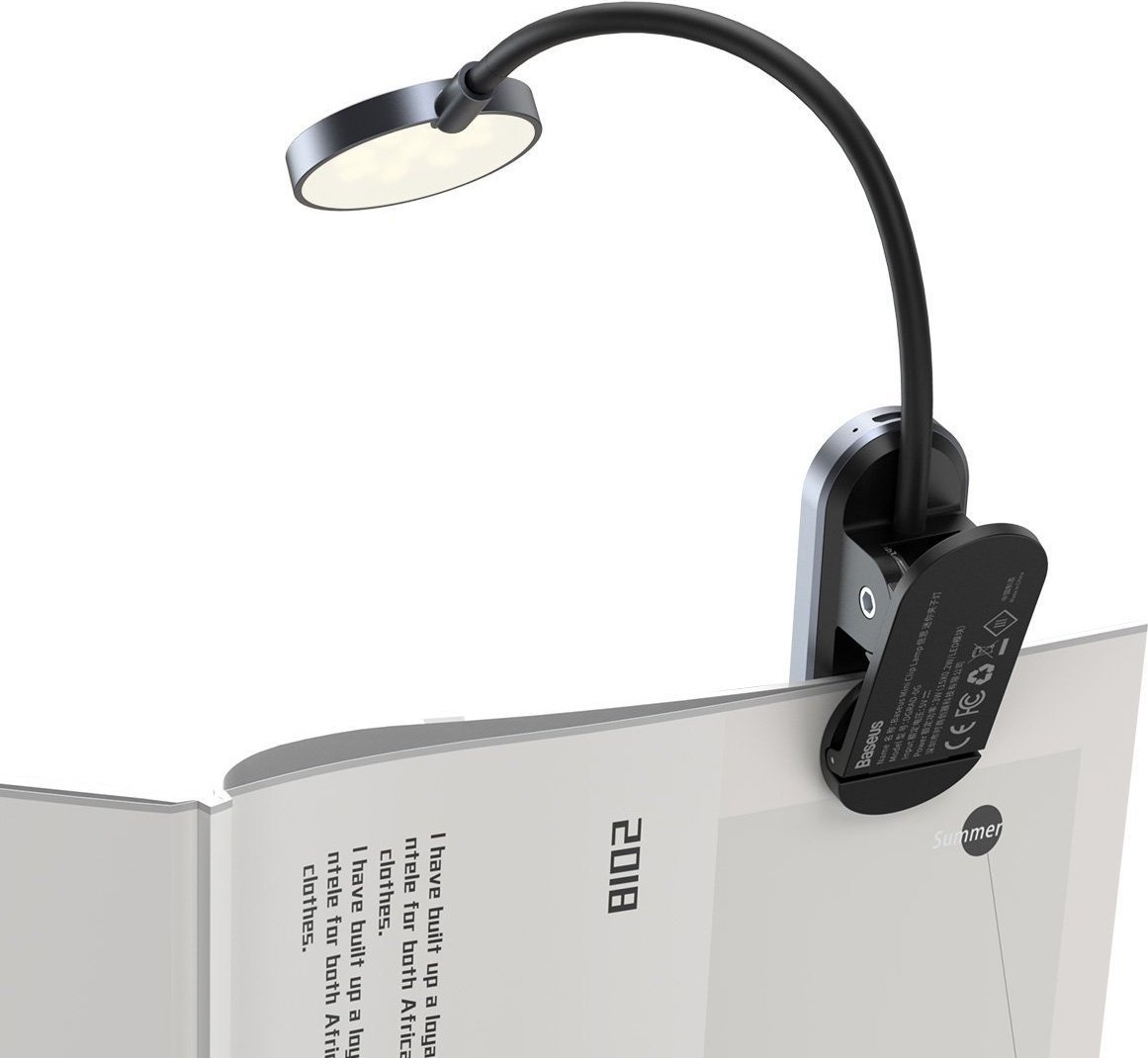 Настольная лампа Baseus Comfort Reading Mini Clip Lamp DGRAD-0G LED, 3 Вт, пластик, алюминий - ForteMarket Настольная лампа Baseus Comfort Reading Mini Clip Lamp DGRAD-0G LED, 3 Вт, пластик, алюминий купить,0