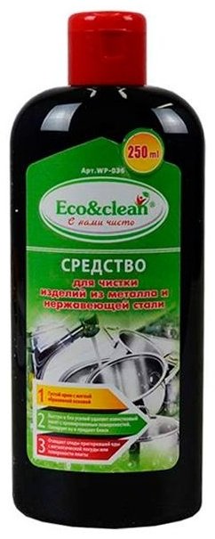 Чистящее средство для кухни Eco&amp;Clean Средство изделий из металла WP-036 250 мл купить,NaN