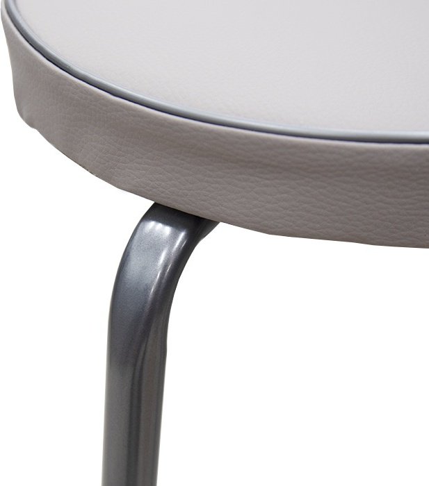 Табурет Nika Фаворит 2, 46.5x32x32 см, серый - ForteMarket Табурет Nika Фаворит 2, 46.5x32x32 см, серый купить,0