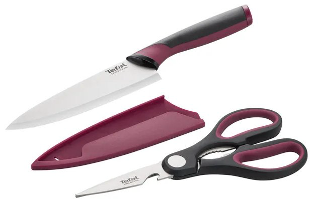 Tefal поварской Comfort K250S225, лезвие: нержавеющая сталь 2 шт купить,8990