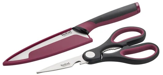 Tefal поварской Comfort K250S225, лезвие: нержавеющая сталь 2 шт - ForteMarket Tefal поварской Comfort K250S225, лезвие: нержавеющая сталь 2 шт купить,0