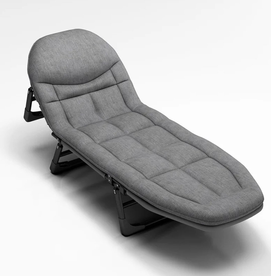 Раскладушка MEISHI 64х200 см мягкий наполнитель, серый купить,NaN