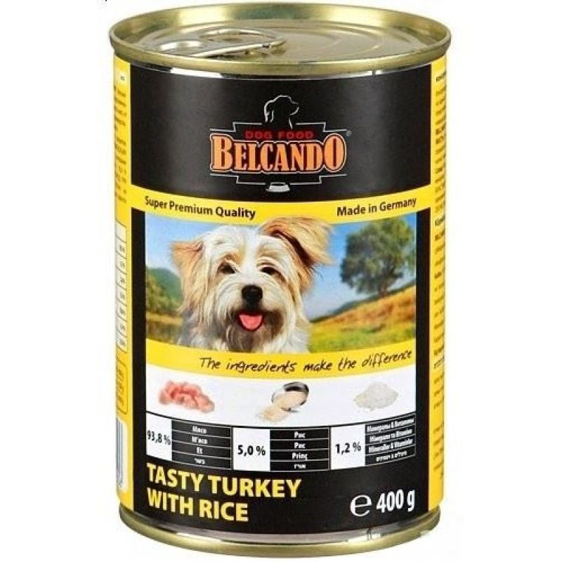 Консервы Belcando с индейкой и рисом 400гр купить,NaN
