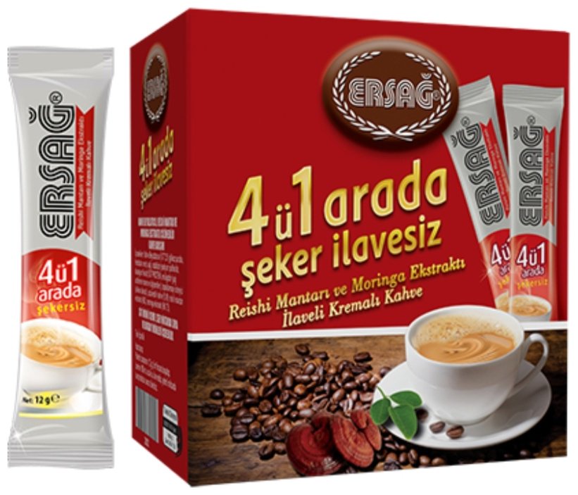 ERSAG кофе 4в1 с экстрактом гриба Рейши и Моринги
