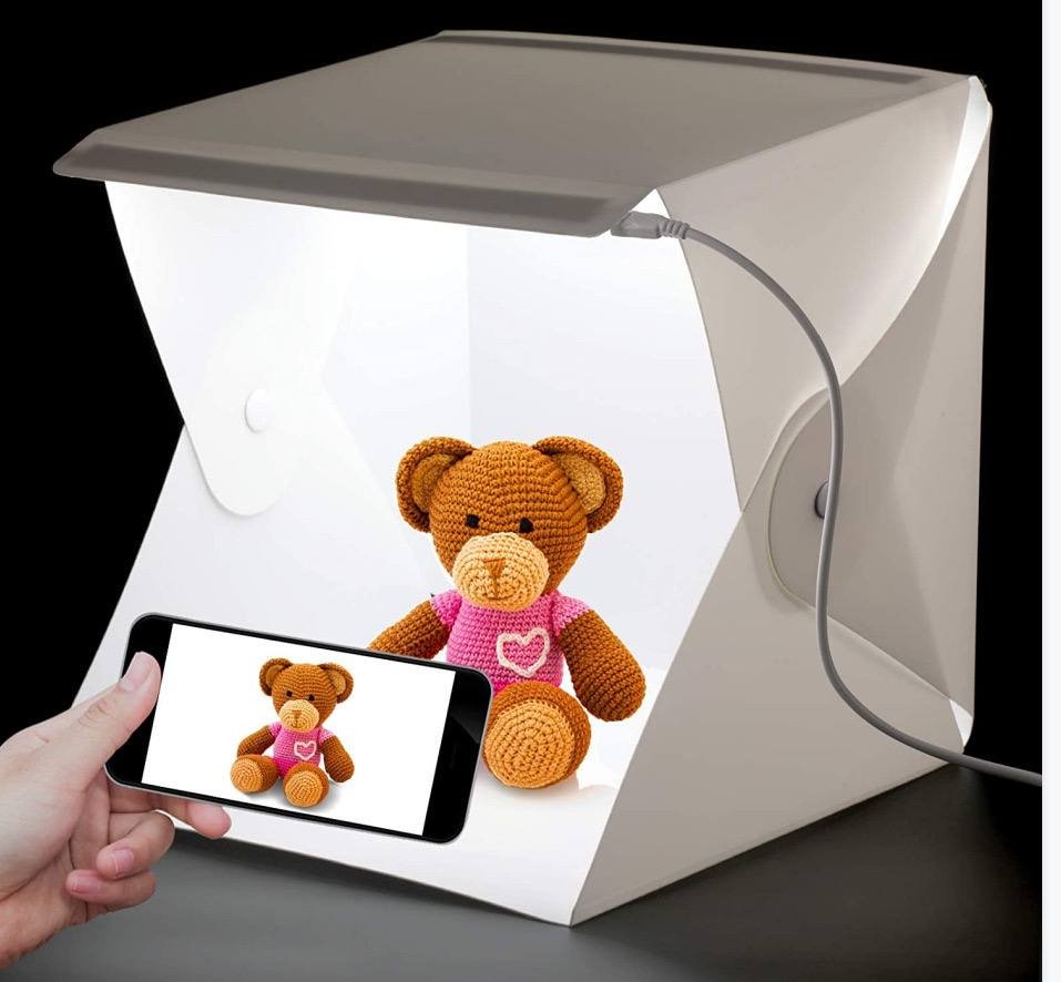 Софтбокс Фотобокс, 2 ленты освещения диодные, черное и белое полотно - ForteMarket Софтбокс Фотобокс, 2 ленты освещения диодные, черное и белое полотно купить,0