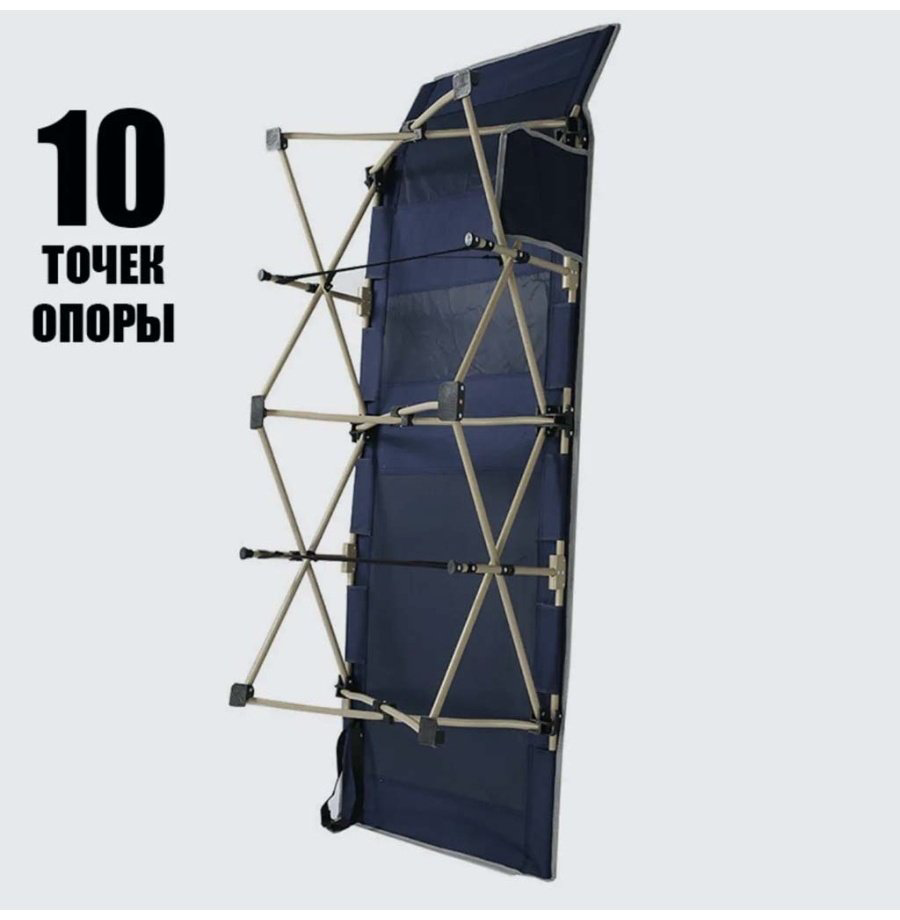 Раскладушка 65х190 см , темно-синий - ForteMarket Раскладушка 65х190 см , темно-синий купить,21000
