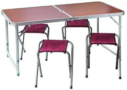 Стол Alumi Folding Table коричневый