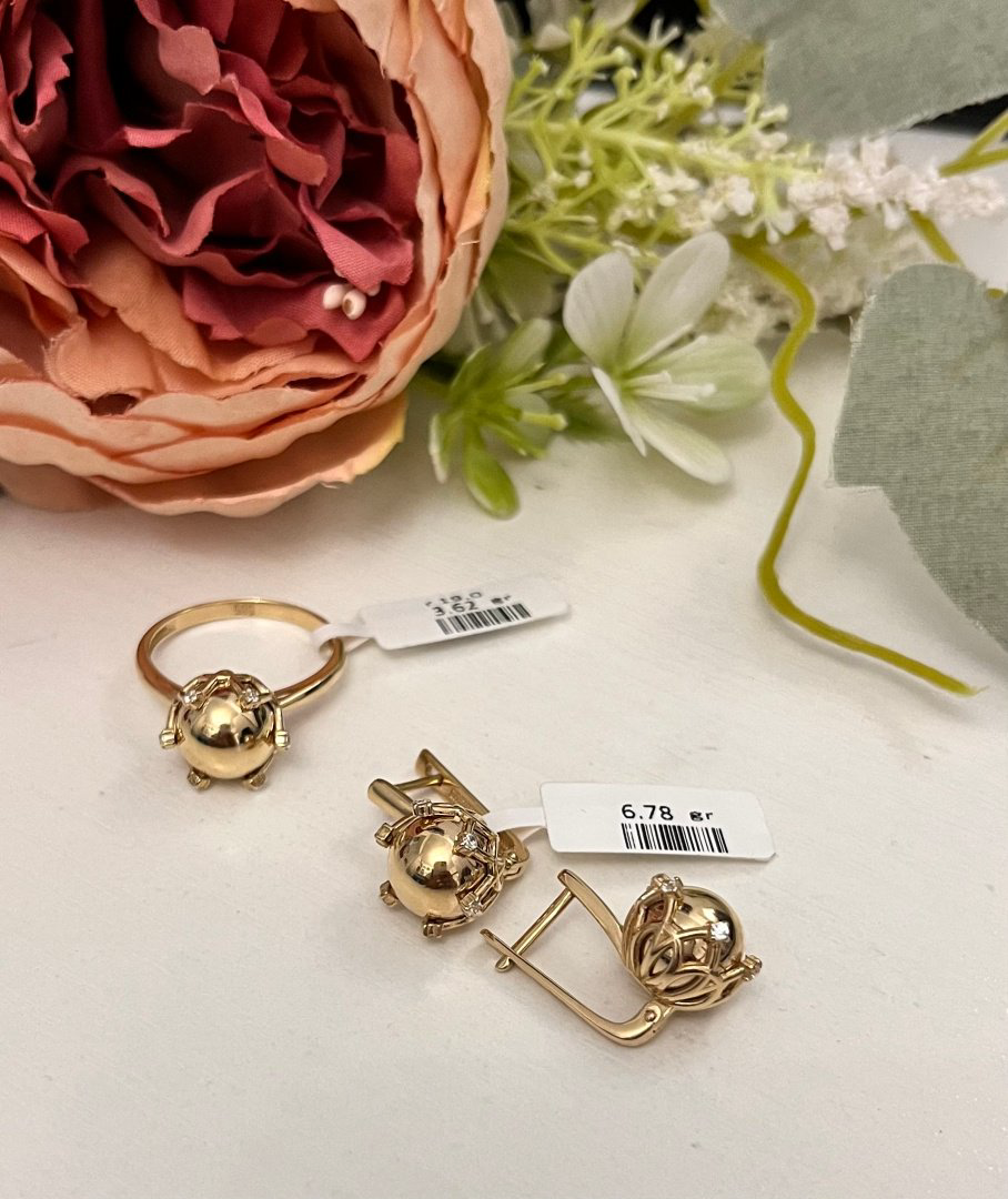 Комплект Simay Gold 65433 19р 10,4гр. купить,NaN