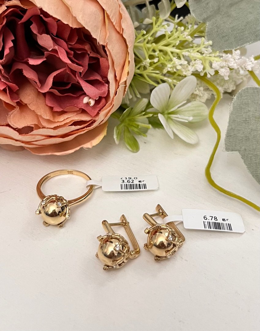 Комплект Simay Gold 65433 19р 10,4гр. купить,NaN